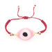 Bulk Jewelry Wholesale Bohemian Hand Woven Acrylic Resin Evil Eye Bracelet JDC-gbh445 Wholesale factory from China YIWU China