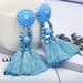 Bulk Jewelry Wholesale Bohemian long Tassel Earrings 	 JDC-NE-b123 Wholesale factory from China YIWU China