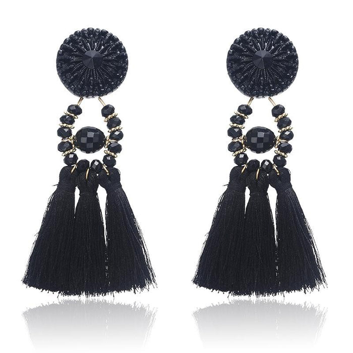 Bulk Jewelry Wholesale Bohemian long Tassel Earrings 	 JDC-NE-b123 Wholesale factory from China YIWU China