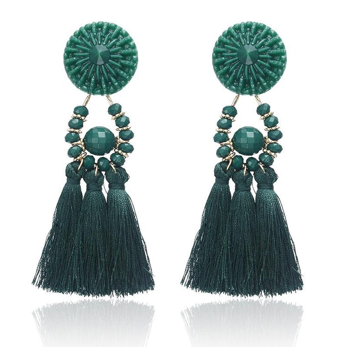 Bulk Jewelry Wholesale Bohemian long Tassel Earrings 	 JDC-NE-b123 Wholesale factory from China YIWU China