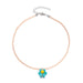 Wholesale Bohemian style rice Bead Flower Fashion Necklace JDC-NE-YinH005 Necklaces 颖皓 Wholesale Jewelry JoyasDeChina Joyas De China