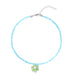 Wholesale Bohemian style rice Bead Flower Fashion Necklace JDC-NE-YinH005 Necklaces 颖皓 lan Wholesale Jewelry JoyasDeChina Joyas De China