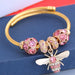 Wholesale bohemian wind multilayer pearl alloy bracelet JDC-BT-WY099 Bracelet 威扬 Blue bee Wholesale Jewelry JoyasDeChina Joyas De China