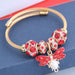Wholesale bohemian wind multilayer pearl alloy bracelet JDC-BT-WY099 Bracelet 威扬 Pink Wholesale Jewelry JoyasDeChina Joyas De China