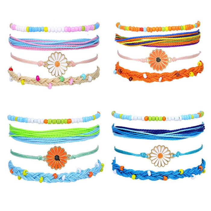 Wholesale Boho Alloy Beaded Cotton Thread Braided Bracelet JDC-BT-Yiye005 Bracelet 益烨 Wholesale Jewelry JoyasDeChina Joyas De China