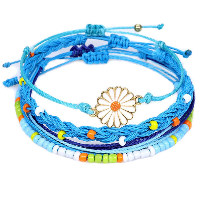Wholesale Boho Alloy Beaded Cotton Thread Braided Bracelet JDC-BT-Yiye005 Bracelet 益烨 Wholesale Jewelry JoyasDeChina Joyas De China