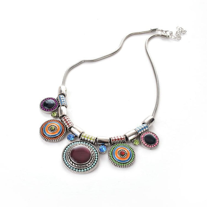 Wholesale Boho Alloy Rhinestone Necklaces JDC-NE-Chuangj002 Necklaces 创爵 color Wholesale Jewelry JoyasDeChina Joyas De China