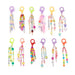 Wholesale Boho Beads Acrylic Beaded Lanyard Keychain JDC-KC-Yuxz005 Keychains 煜星珠 Wholesale Jewelry JoyasDeChina Joyas De China