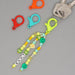 Wholesale Boho Beads Acrylic Beaded Lanyard Keychain JDC-KC-Yuxz005 Keychains 煜星珠 QT-K210161A Wholesale Jewelry JoyasDeChina Joyas De China