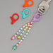 Wholesale Boho Beads Acrylic Beaded Lanyard Keychain JDC-KC-Yuxz005 Keychains 煜星珠 QT-K210164A Wholesale Jewelry JoyasDeChina Joyas De China