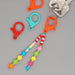 Wholesale Boho Beads Acrylic Beaded Lanyard Keychain JDC-KC-Yuxz005 Keychains 煜星珠 QT-K210166A Wholesale Jewelry JoyasDeChina Joyas De China