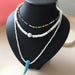 Wholesale Boho Beads Soft Pottery Turquoise Necklace JDC-NE-YF212 Necklaces 友菲 Wholesale Jewelry JoyasDeChina Joyas De China