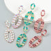 Wholesale Boho Color Rhinestone Alloy Earrings JDC-ES-JL933 Earrings 氿乐 Wholesale Jewelry JoyasDeChina Joyas De China