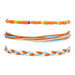Wholesale Boho Crystal Waterproof Wax Thread Shell Braided Bracelet JDC-BT-Yiye009 Bracelet 益烨 18-16/9-18/40-3 Wholesale Jewelry JoyasDeChina Joyas De China