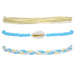 Wholesale Boho Crystal Waterproof Wax Thread Shell Braided Bracelet JDC-BT-Yiye009 Bracelet 益烨 Wholesale Jewelry JoyasDeChina Joyas De China