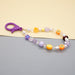 Wholesale Boho Pentagram Smiley Face Rice Beads Acrylic Beaded Lanyard Keychain JDC-KC-Yuxz014 Keychains 煜星珠 Wholesale Jewelry JoyasDeChina Joyas De China