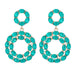 Wholesale Boho Round Color Rhinestone Alloy Earrings JDC-ES-JL934 Earrings 氿乐 Wholesale Jewelry JoyasDeChina Joyas De China