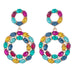 Wholesale Boho Round Color Rhinestone Alloy Earrings JDC-ES-JL934 Earrings 氿乐 Wholesale Jewelry JoyasDeChina Joyas De China
