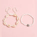 Wholesale Boho Shell Turtle Beaded Alloy Anklet JDC-AS-YeB009 anklets 烨贝 Wholesale Jewelry JoyasDeChina Joyas De China