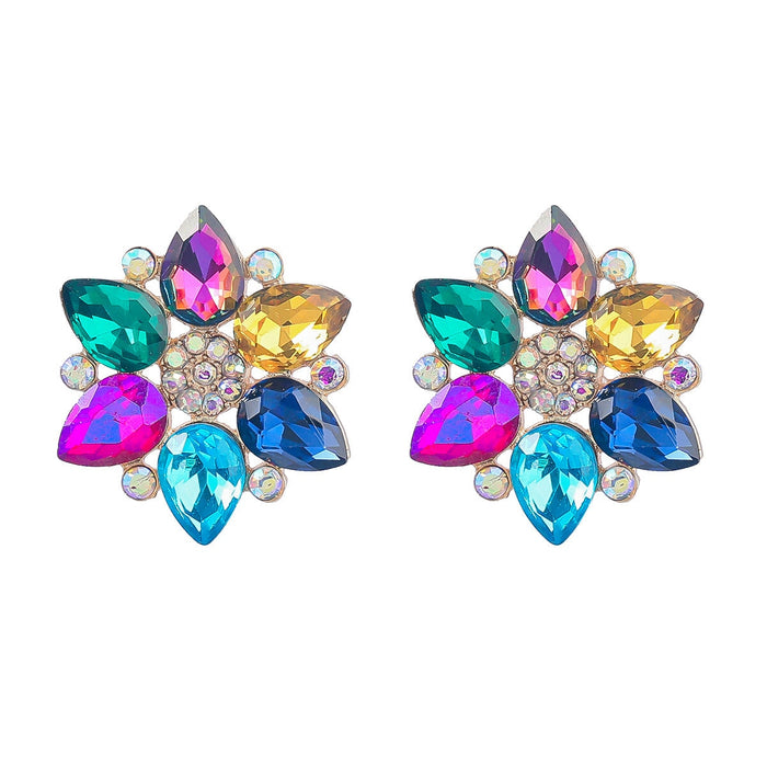 Wholesale Boho Star Color Rhinestone Alloy Earrings JDC-ES-JL942 Earrings 氿乐 Wholesale Jewelry JoyasDeChina Joyas De China