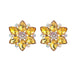 Wholesale Boho Star Color Rhinestone Alloy Earrings JDC-ES-JL942 Earrings 氿乐 yellow Wholesale Jewelry JoyasDeChina Joyas De China