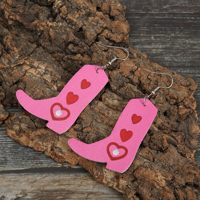 Wholesale Boots Leather Earrings JDC-ES-Saip021 Earrings 赛蒲 Wholesale Jewelry JoyasDeChina Joyas De China