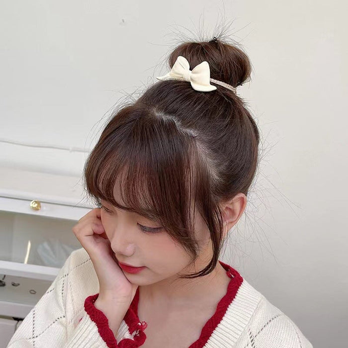 Wholesale Bow Resin Plastic Hair Scrunchies JDC-HS-QiuC003 Hair Scrunchies 秋澈 Wholesale Jewelry JoyasDeChina Joyas De China