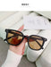 Wholesale box large face thin Sunglasses JDC-SG-XinS005 Sunglasses 星尚 black+brown Wholesale Jewelry JoyasDeChina Joyas De China