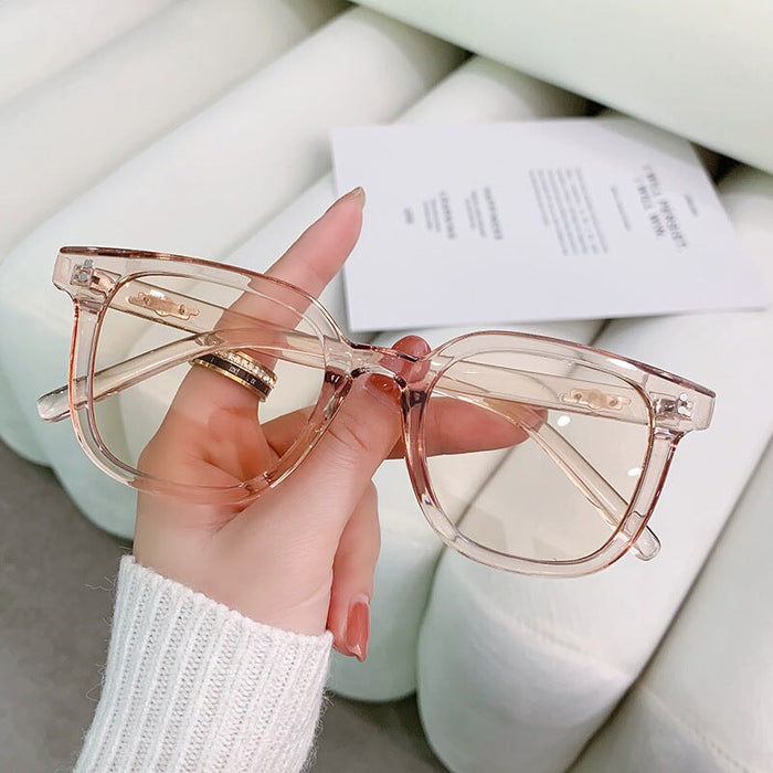 Wholesale box large face thin Sunglasses JDC-SG-XinS005 Sunglasses 星尚 brown Wholesale Jewelry JoyasDeChina Joyas De China