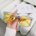 Wholesale box large face thin Sunglasses JDC-SG-XinS005 Sunglasses 星尚 yellow Wholesale Jewelry JoyasDeChina Joyas De China