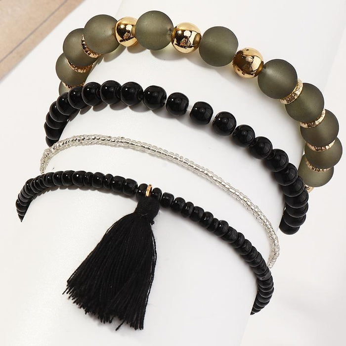 Bulk Jewelry Wholesale bracelet alloy candy-colored tassels JDC-BT-e0116 Wholesale factory from China YIWU China