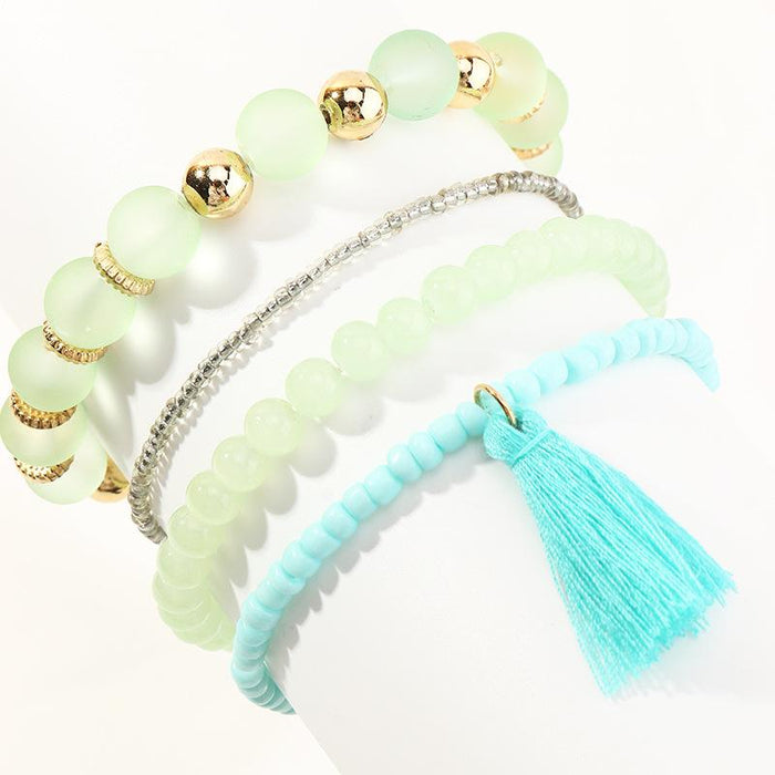 Bulk Jewelry Wholesale bracelet alloy candy-colored tassels JDC-BT-e0116 Wholesale factory from China YIWU China