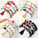 Bulk Jewelry Wholesale bracelet color alloy turquoise tassel beads JDC-BT-e0118 Wholesale factory from China YIWU China