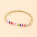 Bulk Jewelry Wholesale bracelet color soft clay love beads JDC-BT-e077 Wholesale factory from China YIWU China