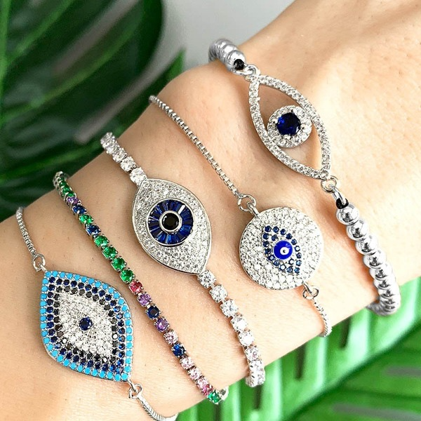 Bulk Jewelry Wholesale bracelet devil's eye eyes JDC-as006 Wholesale factory from China YIWU China