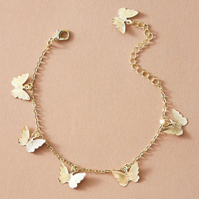 Bulk Jewelry Wholesale bracelet gold alloy butterfly geometry JDC-BT-e042 Wholesale factory from China YIWU China