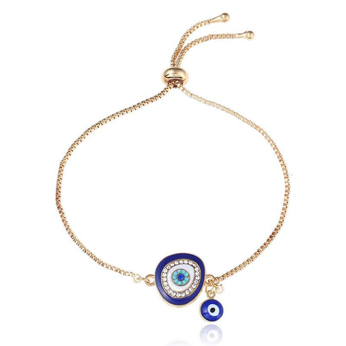 Bulk Jewelry Wholesale bracelet gold alloy eyes JDC-BT-e053 Wholesale factory from China YIWU China