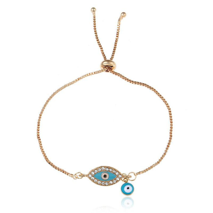 Bulk Jewelry Wholesale bracelet gold alloy eyes JDC-BT-e053 Wholesale factory from China YIWU China