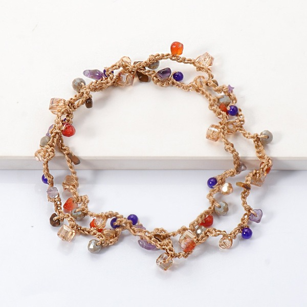 Bulk Jewelry Wholesale Bracelet gold Bohemian gravel JDC-BT-JJ013 Wholesale factory from China YIWU China