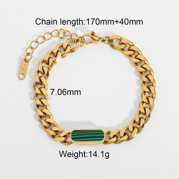 Bulk Jewelry Wholesale Bracelet gold Stainless steel geometry JDC-BT-JD029 Wholesale factory from China YIWU China