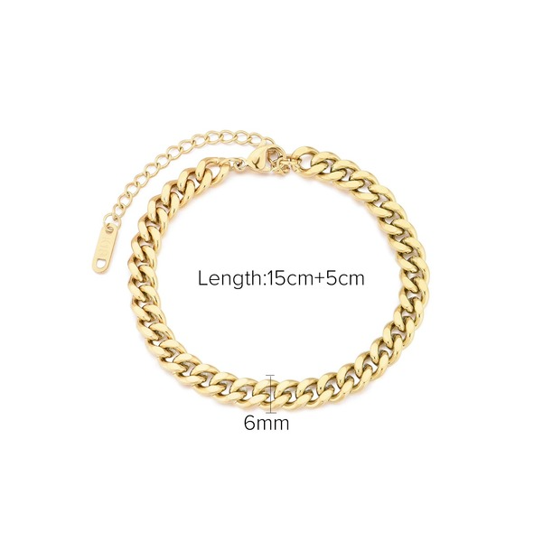 Bulk Jewelry Wholesale Bracelet gold Stainless steel geometry JDC-BT-JD031 Wholesale factory from China YIWU China