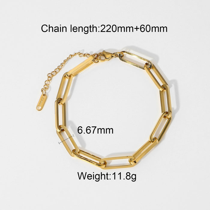 Bulk Jewelry Wholesale Bracelet gold Stainless steel geometry JDC-BT-JD031 Wholesale factory from China YIWU China