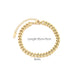 Bulk Jewelry Wholesale Bracelet gold Stainless steel geometry JDC-BT-JD031 Wholesale factory from China YIWU China