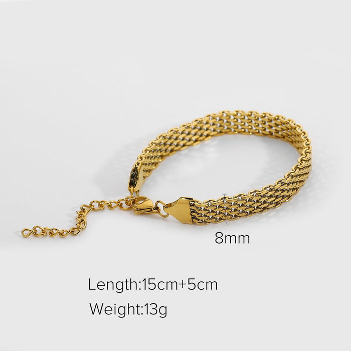 Bulk Jewelry Wholesale Bracelet gold Stainless steel geometry JDC-BT-JD031 Wholesale factory from China YIWU China