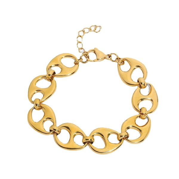 Bulk Jewelry Wholesale Bracelet gold Stainless steel geometry JDC-BT-JD093 Wholesale factory from China YIWU China