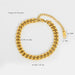 Bulk Jewelry Wholesale Bracelet gold Stainless steel Miami JDC-BT-JD030 Wholesale factory from China YIWU China