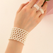 Bulk Jewelry Wholesale bracelet white hollow pearl JDC-BT-e0105 Wholesale factory from China YIWU China