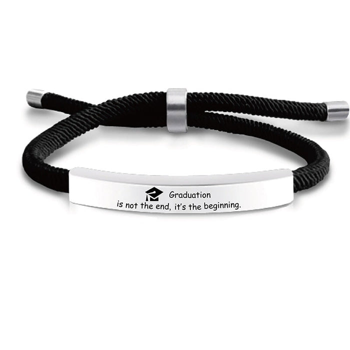Wholesale Braided Stainless Steel Graduation Season Bracelet JDC-BT-GangGu005 Bracelet 钢古 Wholesale Jewelry JoyasDeChina Joyas De China