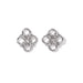 Wholesale Brass Metal Line Chinese Knot Stud Earrings JDC-ES-YWLY039 Earrings 丽轶 Silver Wholesale Jewelry JoyasDeChina Joyas De China