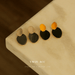Wholesale Brass Morandi Contrast Color Drip Disc Earrings JDC-ES-YWLY028 Earrings 丽轶 Wholesale Jewelry JoyasDeChina Joyas De China